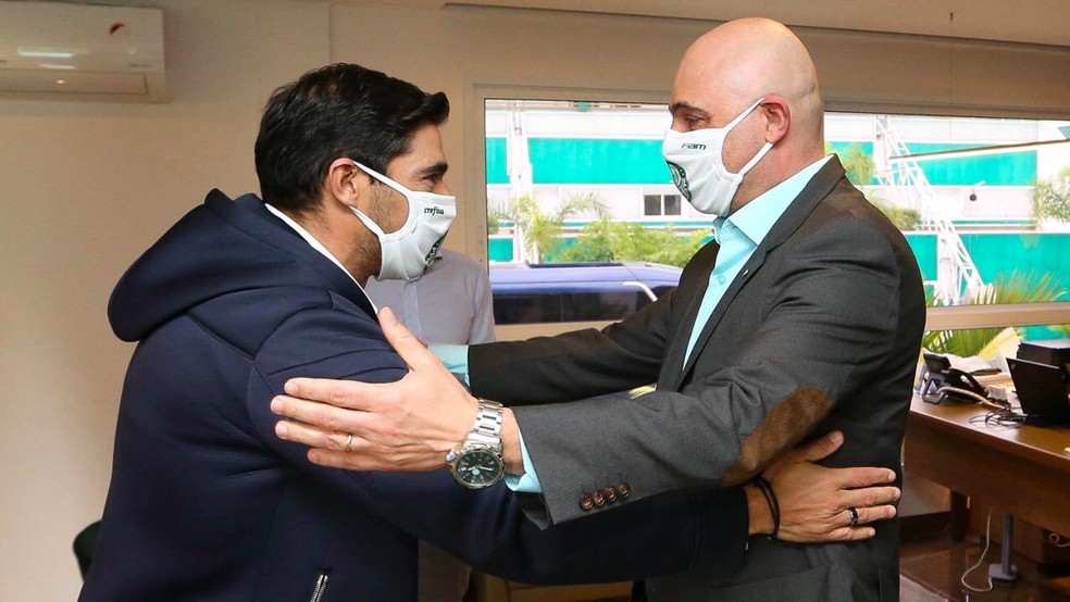 Galiotte conduziu a negociao com Abel Ferreira  Foto: Csar Greco/Ag. Palmeiras