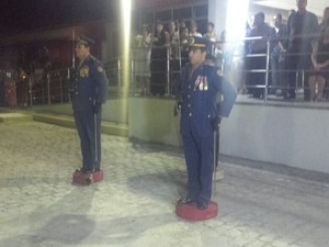 Troca de comando do Corpo de Bombeiros de Petrolina (Foto: Isa Mendes/ TV Grande Rio)