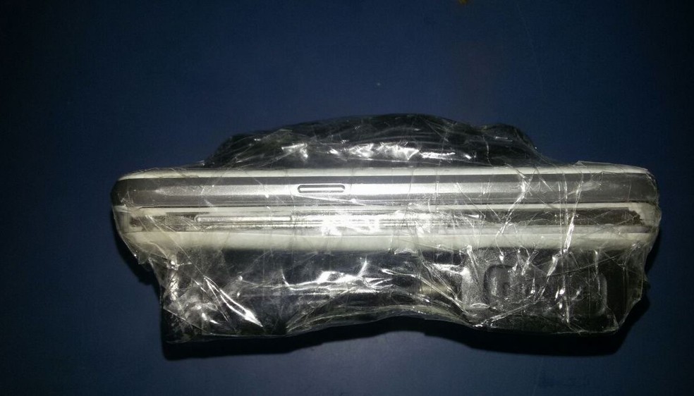Agentes desconfiarama e encontraram os celulares no ânus do preso  (Foto: Divulgação/Iapen)