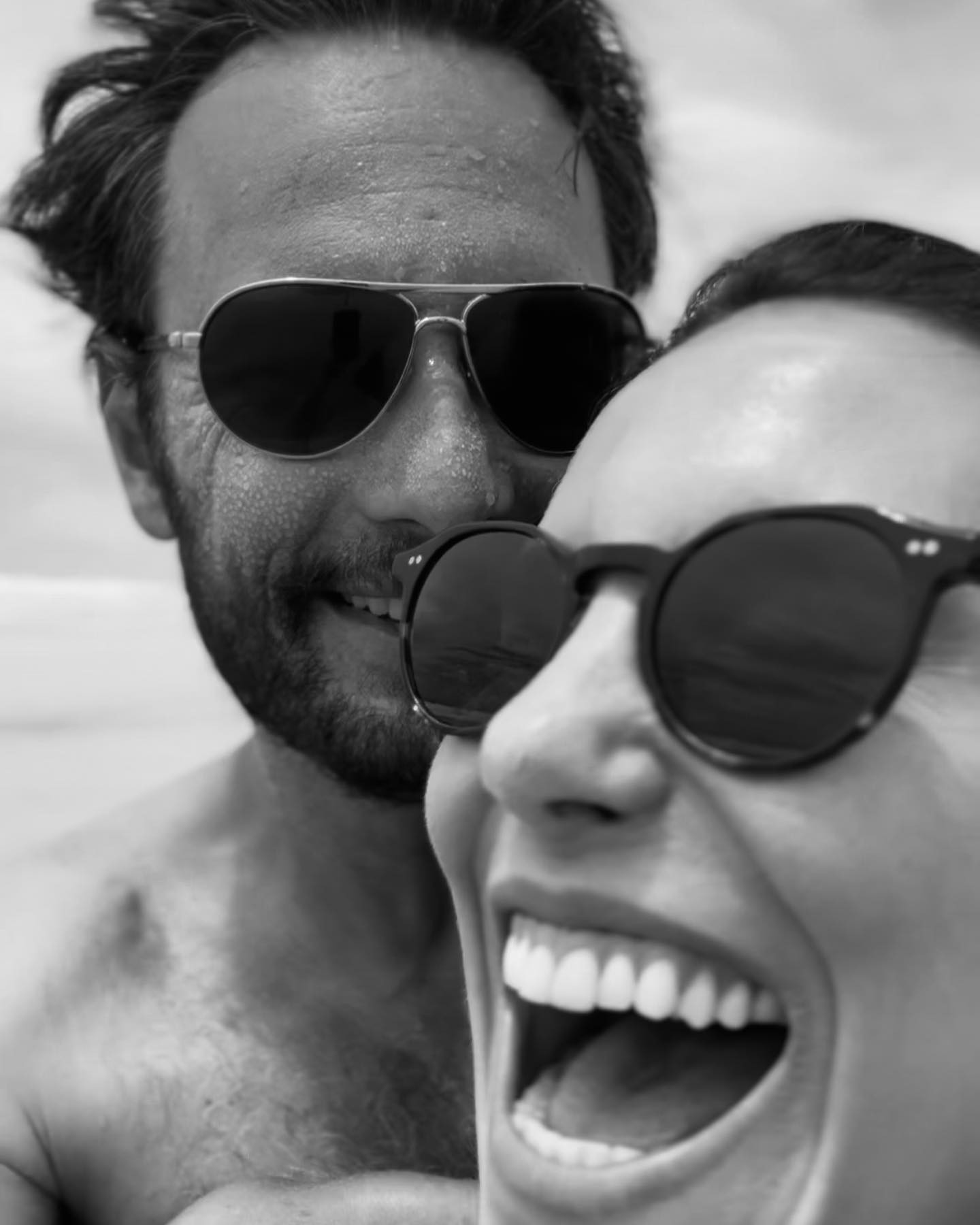 Rodrigo Santoro e a mulher, Mel Fronckowiak — Foto: reprodução/ instagram 