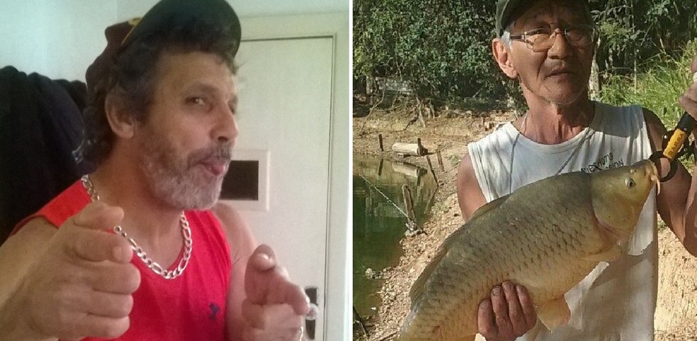 Julio Cesar Vicente, de 64 anos, e Edson Yoshinaga, de 65, s&atilde;o amigos desde a juventude e desapareceram juntos no mar em Bertioga ap&oacute;s barco naufragar &mdash; Foto: Arquivo pessoal