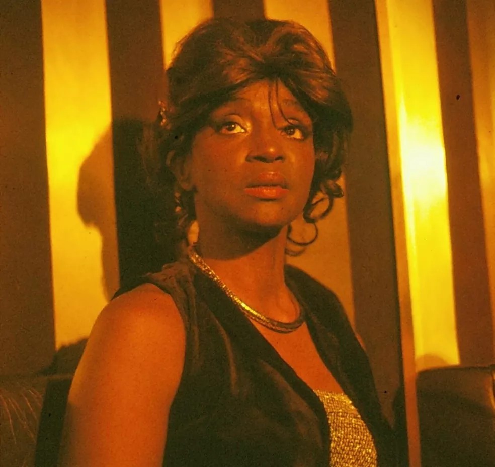 A atriz na minissérie "Bandidos da falange", 1983 — Foto: Vieira de Queiroz/Globo