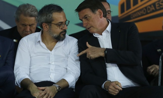 Abraham Weintraub e Jair Bolsonaro