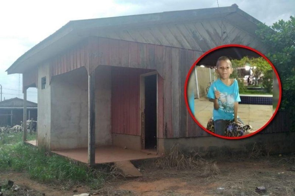 Casa onde menino Wanderson Correia foi achado morto em Rolim de Moura — Foto: PC-RO/Divulgação