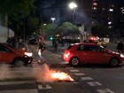 Protesto tem confronto com a Brigada Militar em Porto Alegre