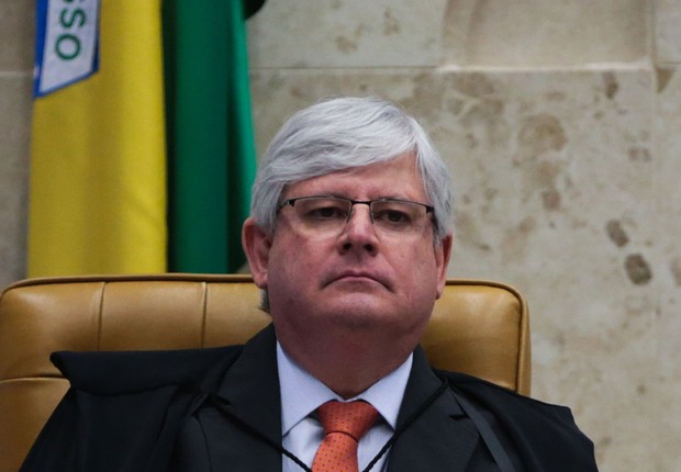 O procurador-geral da República, Rodrigo Janot , durante sessão no STF que julgou afastamento de Renan Calheiros da presidência do Senado (Foto: José Cruz/Agência Brasil)