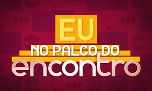 'Eu no Palco do Encontro' (Foto: TV Globo)