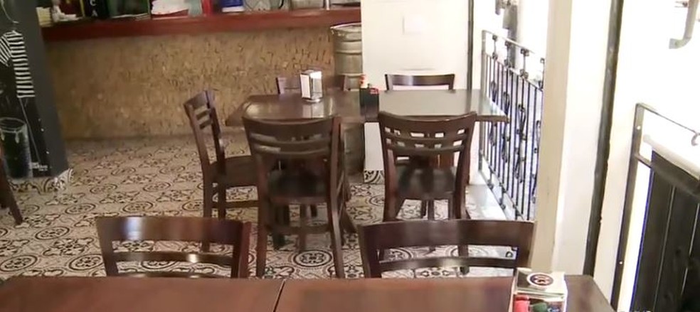 S&atilde;o Jo&atilde;o da Boa Vista reabre bares e restaurantes &mdash; Foto: Reprodu&ccedil;&atilde;o/EPTV