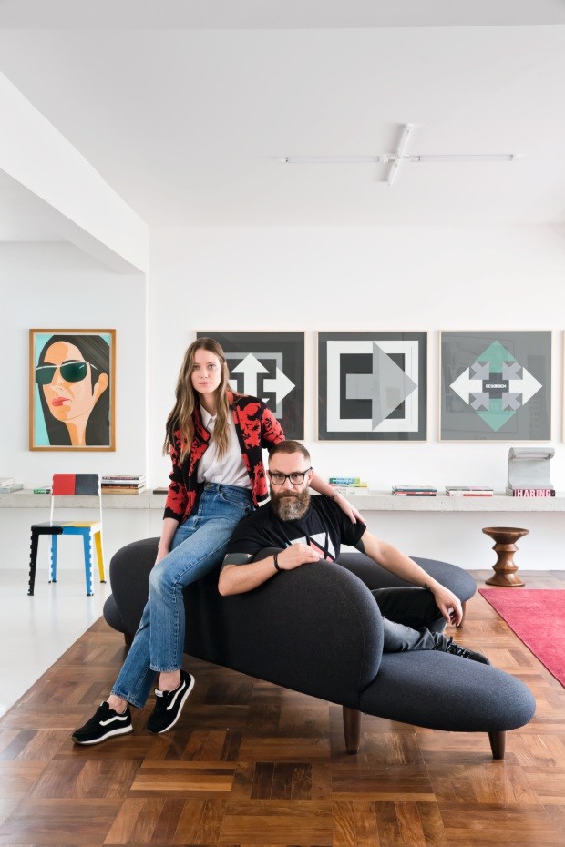Empresário e modelo tem apartamento cool e cheio de arte em São Paulo (Foto: Filippo Bamberghi)