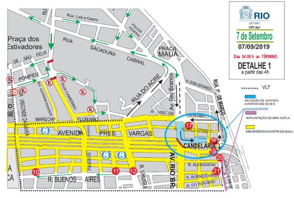 Desfile de 7 de Setembro altera trânsito no Centro do Rio neste sábado Rio de Janeiro G1