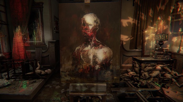 Layers of Fear traz uma dose de insanidade artística ao estilo de Silent Hill (Foto: Reprodução/Three-Headed Monkey)