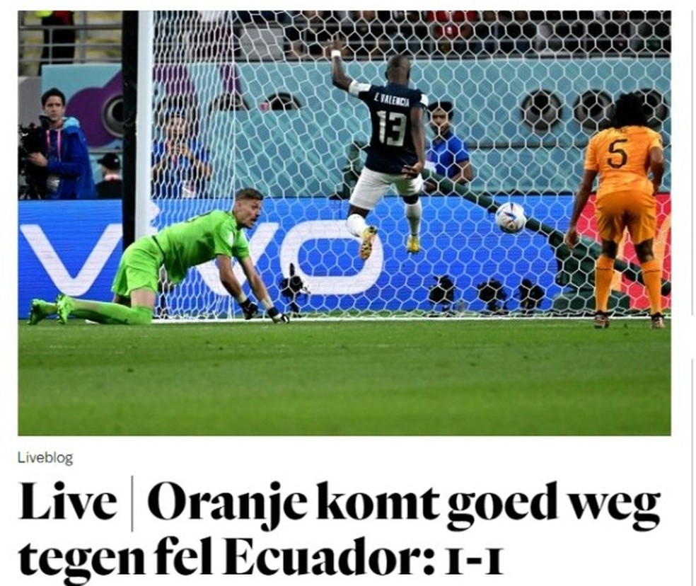 Het Parrol disse que com o futebol apresentado, Holanda não vai longe na Copa — Foto: Reprodução