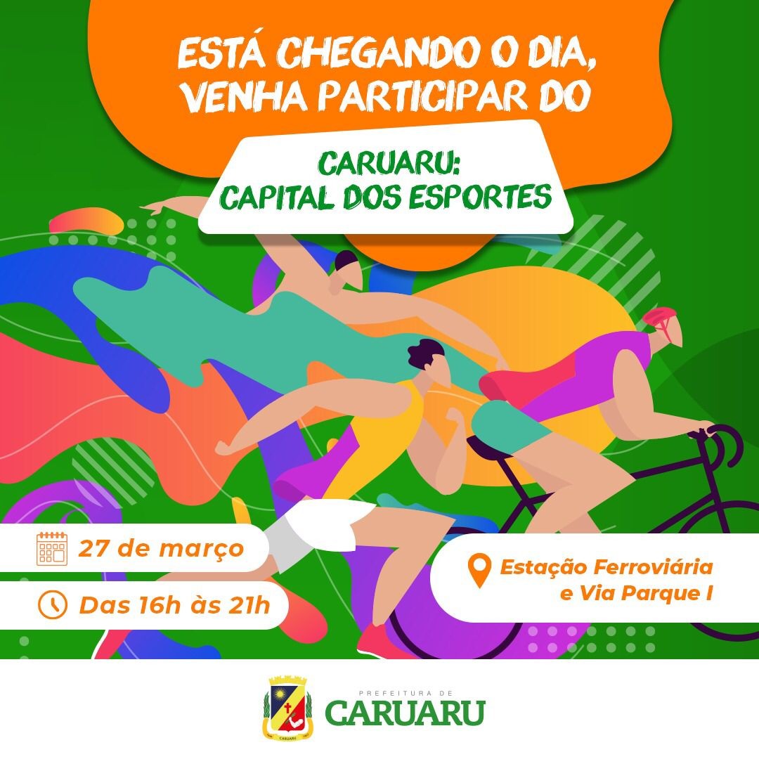 Evento esportivo é realizado em Caruaru para comemorar o Dia Internacional do Esporte 