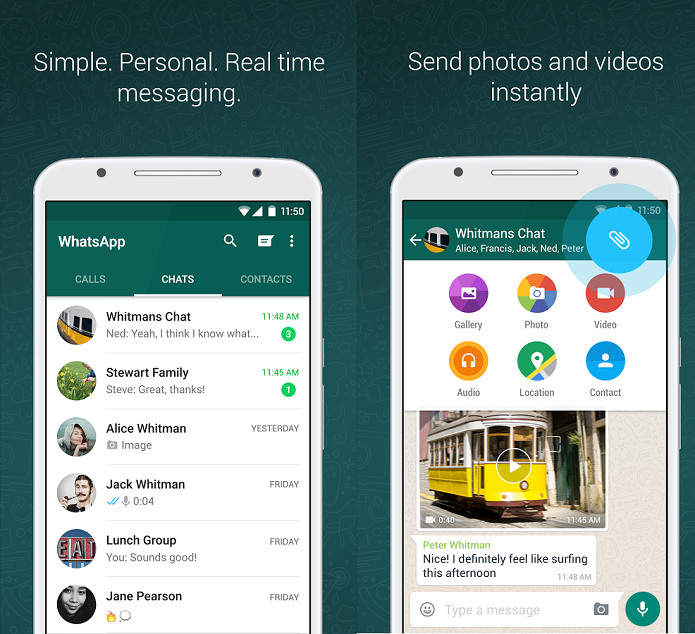 WhatsApp recebeu update no Android (Foto: Divulga??o/WhatsApp)