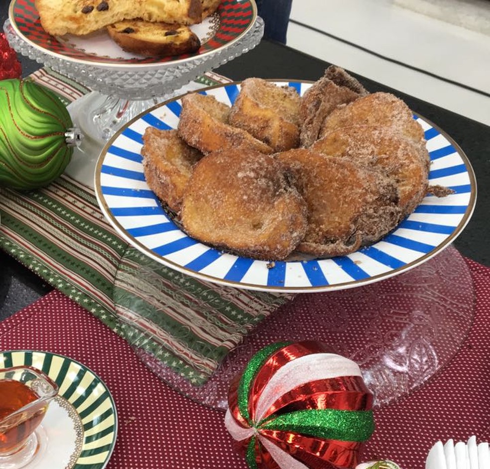 Receitas De Rabanada Fit De Forno Ou Recheada Para O Natal Saiba Como Fazer Receitas Gshow