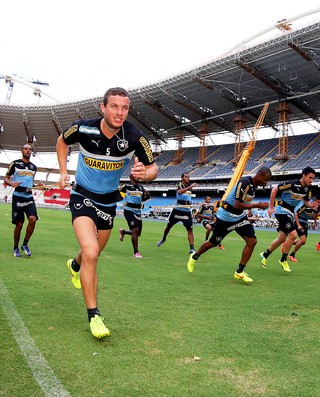 Treino botafogo - Marcelo Mattos (Foto: Satiro Sodré / SS PRess)