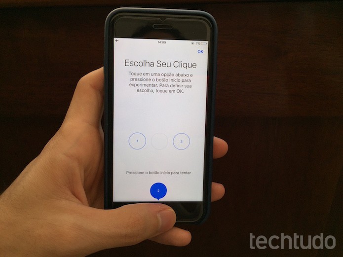 Como calibrar o botão de início no iPhone 7 e iPhone 7 Plus (Foto: Victor Teixeira/TechTudo)