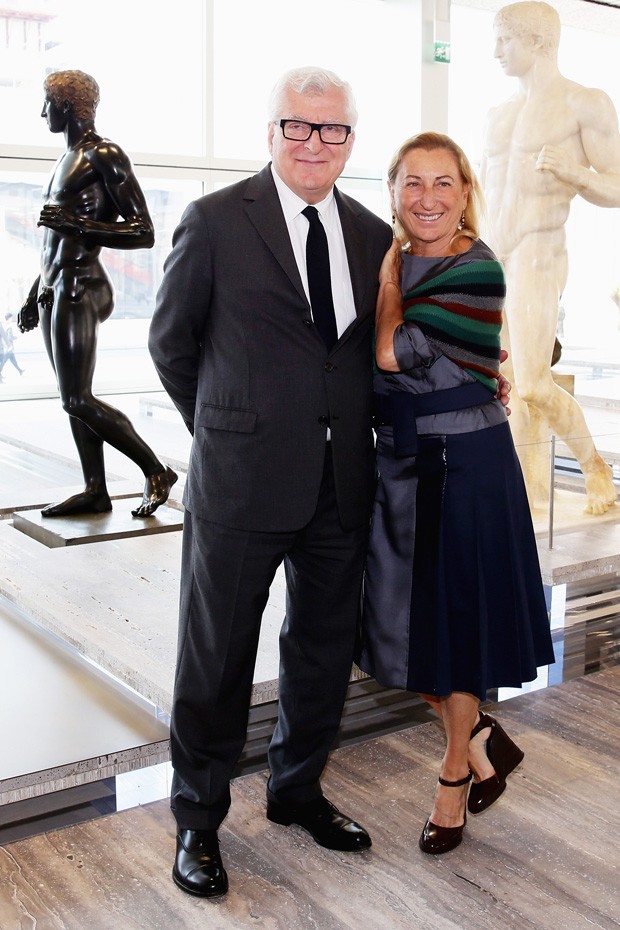 Miuccia Prada and her husband Patrizio Bertelli (Foto: GETTY Courtesy Fondazione Prada)