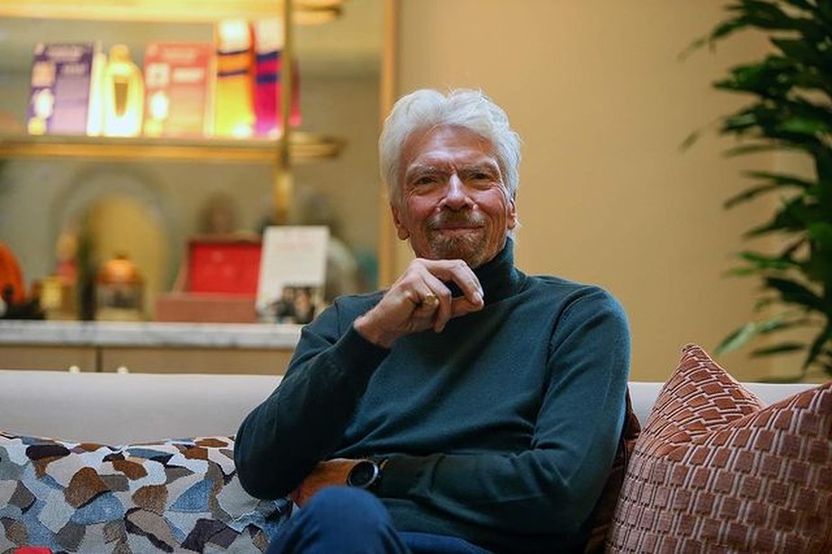 O bilionário britânico Richard Branson, de 72 anos, quer construir um hotel na Lua