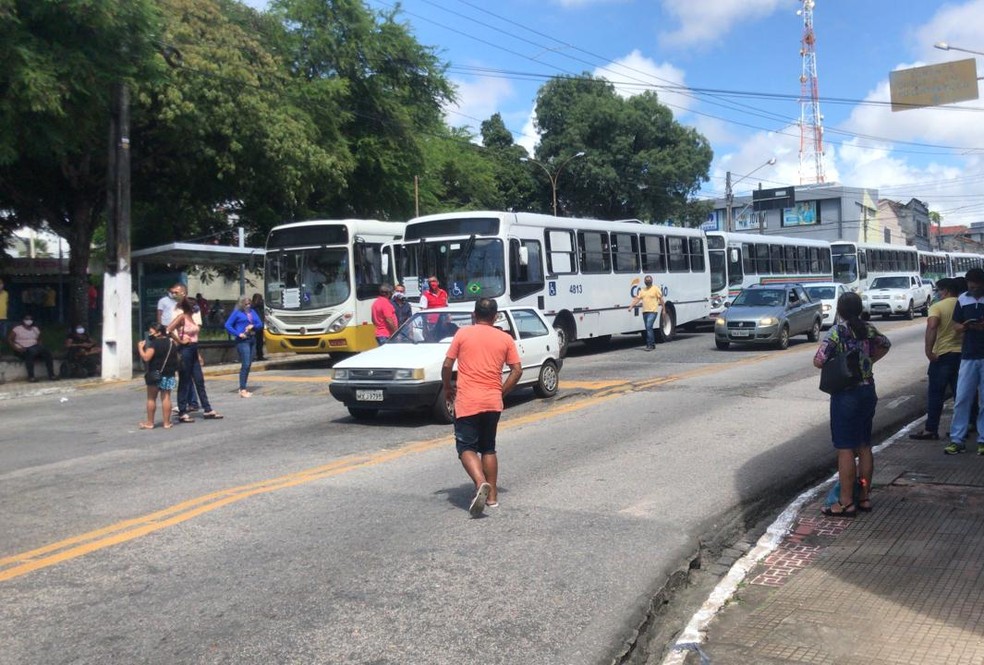 Ônibus em Natal (Arquivo) — Foto: Geraldo Jerônimo/Inter TV Cabugi