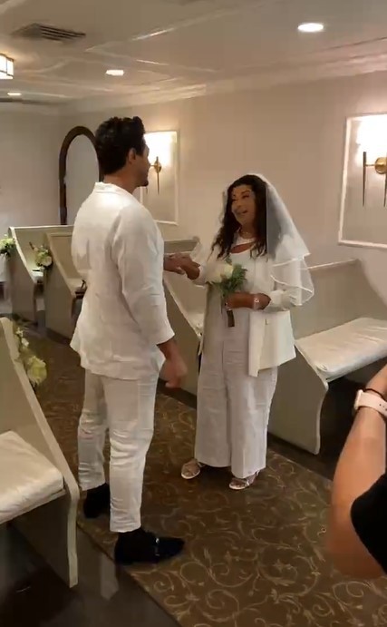 Fabiana Karla se casa com Diego Mello em Vegas (Foto: reprodução/instagram)