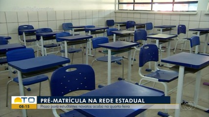 Prazo para a realização da pré-matrícula de estudantes novatos termina nesta quarta-feira