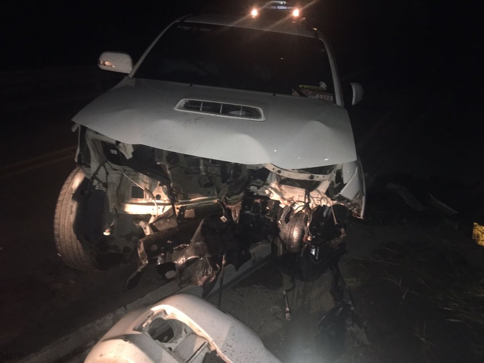 Vereador Dudu Ronalsa sofre acidente próximo a Usina Cachoeira do Meirim em Maceió na noite do domingo (23) — Foto: Diculgação/Dudu Ronalsa