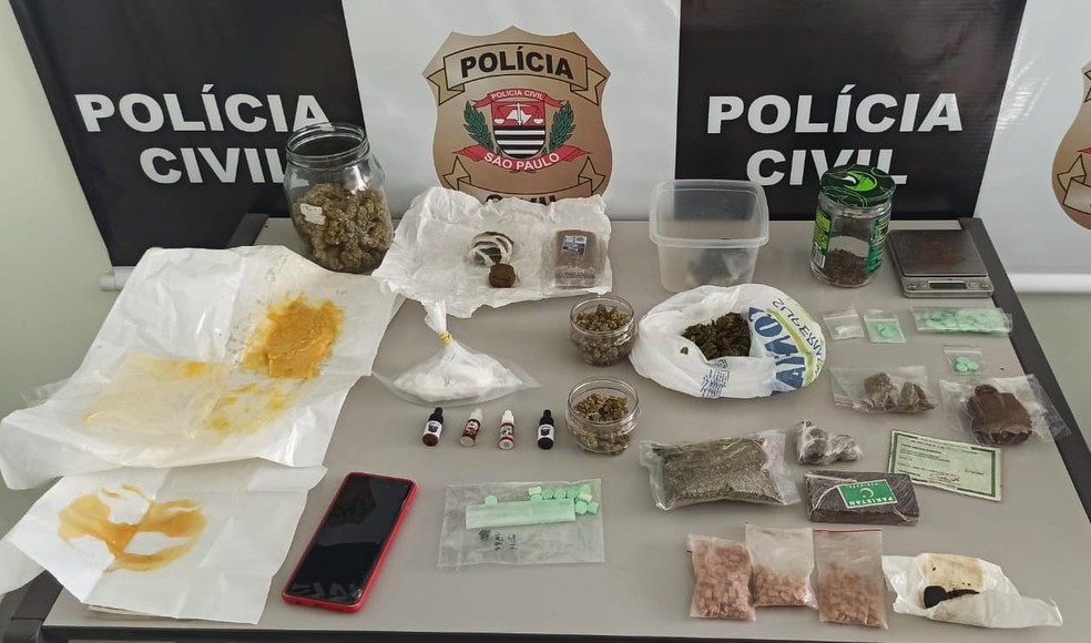 Polícia Civil prende 7 suspeitos de tráfico de drogas em Bauru (SP) — Foto: Polícia Civil/ Divulgação