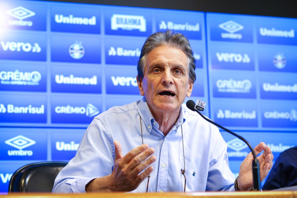 Paulo Luz, vice de futebol do Grêmio — Foto: Lucas Uebel/Divulgação Grêmio