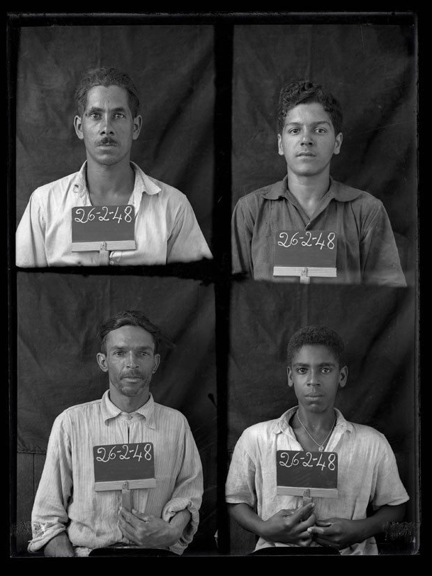 Exposição revela as primeiras fotos 3x4 de trabalhadores brasileiros (Foto: Assis Horta)