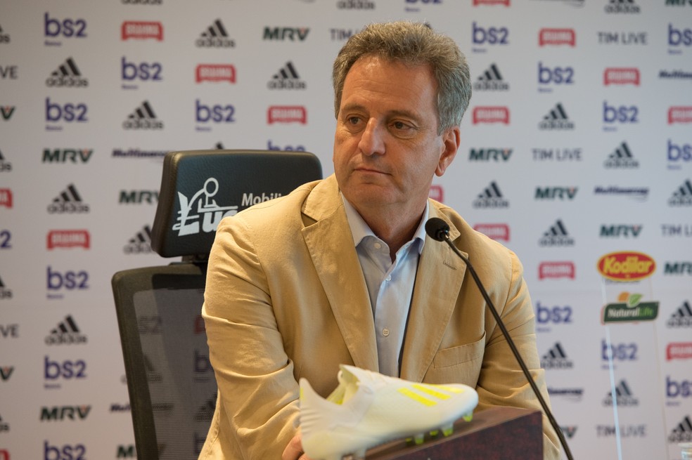 Rodolfo Landim, presidente do Flamengo — Foto: Alexandre Vidal / Flamengo