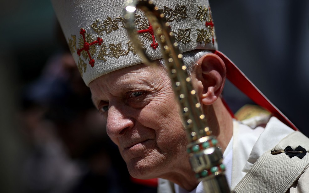 O arcebispo de Washington, Donald Wuerl, foi acusado de ajudar a ocultar abusos (Foto: Win McNamee/Getty Images North America/AFP)
