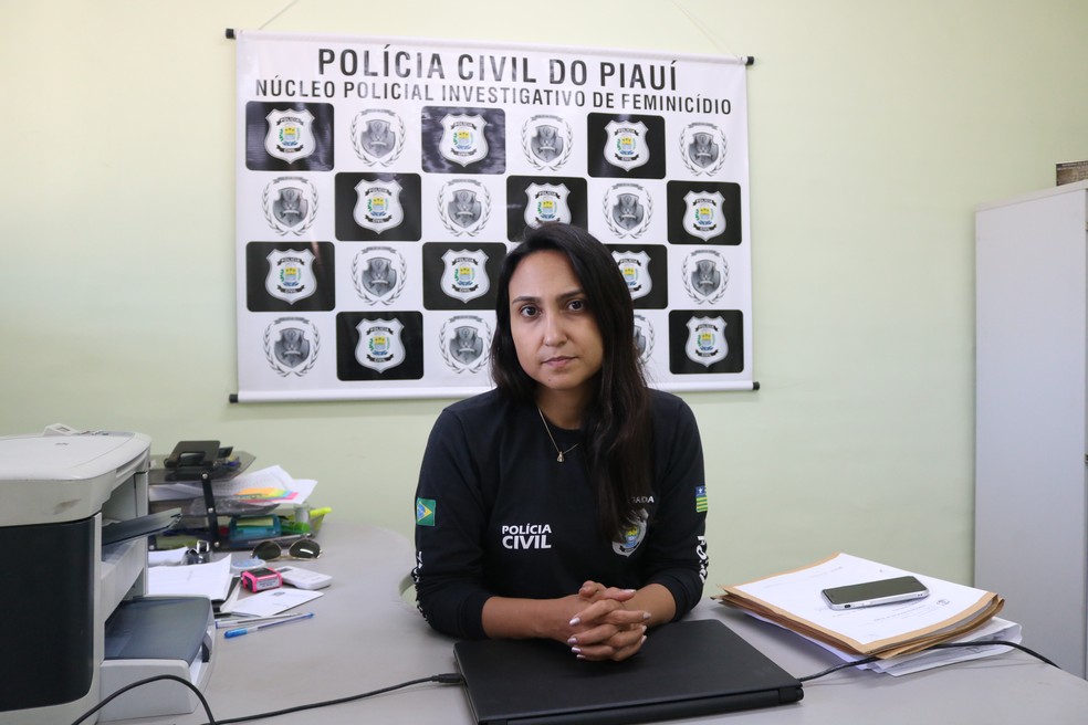Luana Alves, delegada do Núcleo Policial Investigativo de Feminicídio  — Foto: Lucas Pessoa/G1 PI