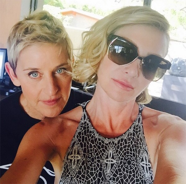 Ellen DeGeneres e Portia de Rossi (Foto: Instagram)