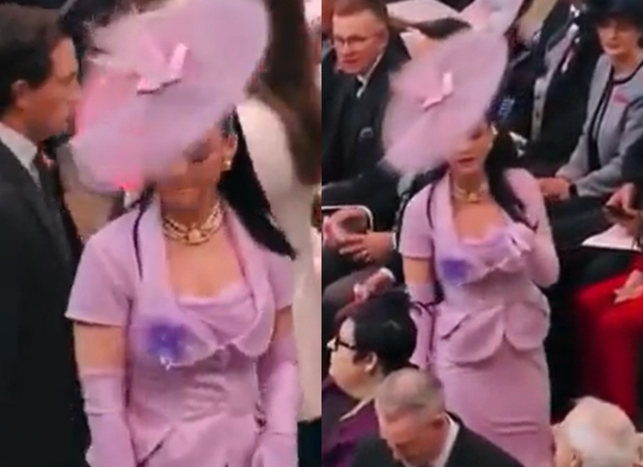 Katy Perry na coroação do rei Charles III