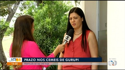 Prazo de matrícula dos Cemeis de Gurupi acaba nesta quinta-feira (30)