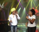 Carlinhos Brown e Margareth Menezes nos bastidores do 'The Voice Brasil'/ Foto: Reprodução-Twitter