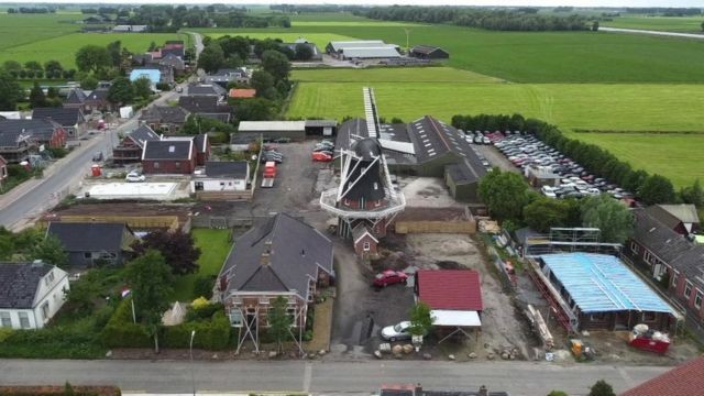 A extração de gás na região de Groningen, no norte da Holanda, causa terremotos há anos, comprometendo segurança dos imóveis (Foto: BBC)