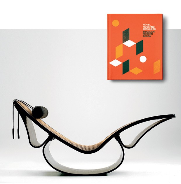 Livro Móvel Moderno Brasileiro e chaise Rio, de Oscar Niemeyer (Foto: Divulgação)