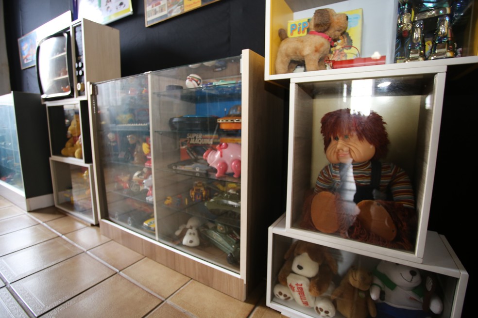 Exposição com mais de 600 brinquedos antigos é aberta para visitação em Itararé — Foto: Prefeitura de Itararé/ Divulgação