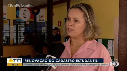 Processo de renovação do cadastro estudantil do transporte público pode ser feito online