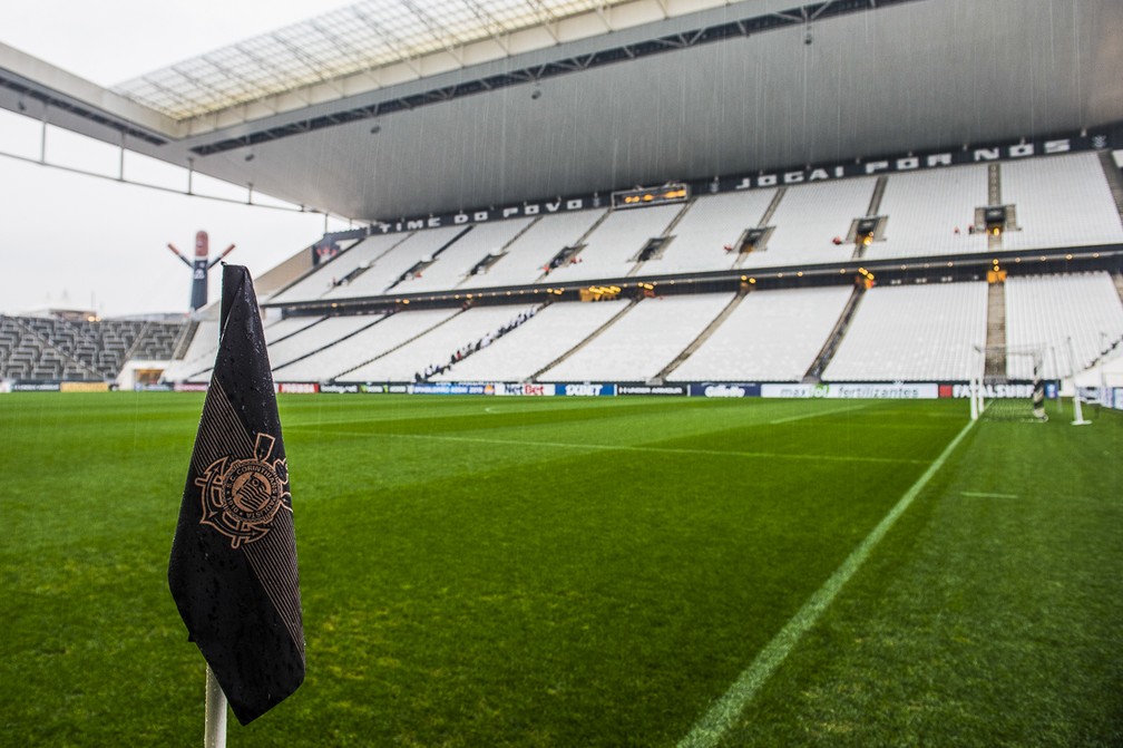 Arena Corinthians: TimÃ£o ainda tenta solucionar dÃ­vida â€” Foto: Renato Pizzutto/BP Filmes
