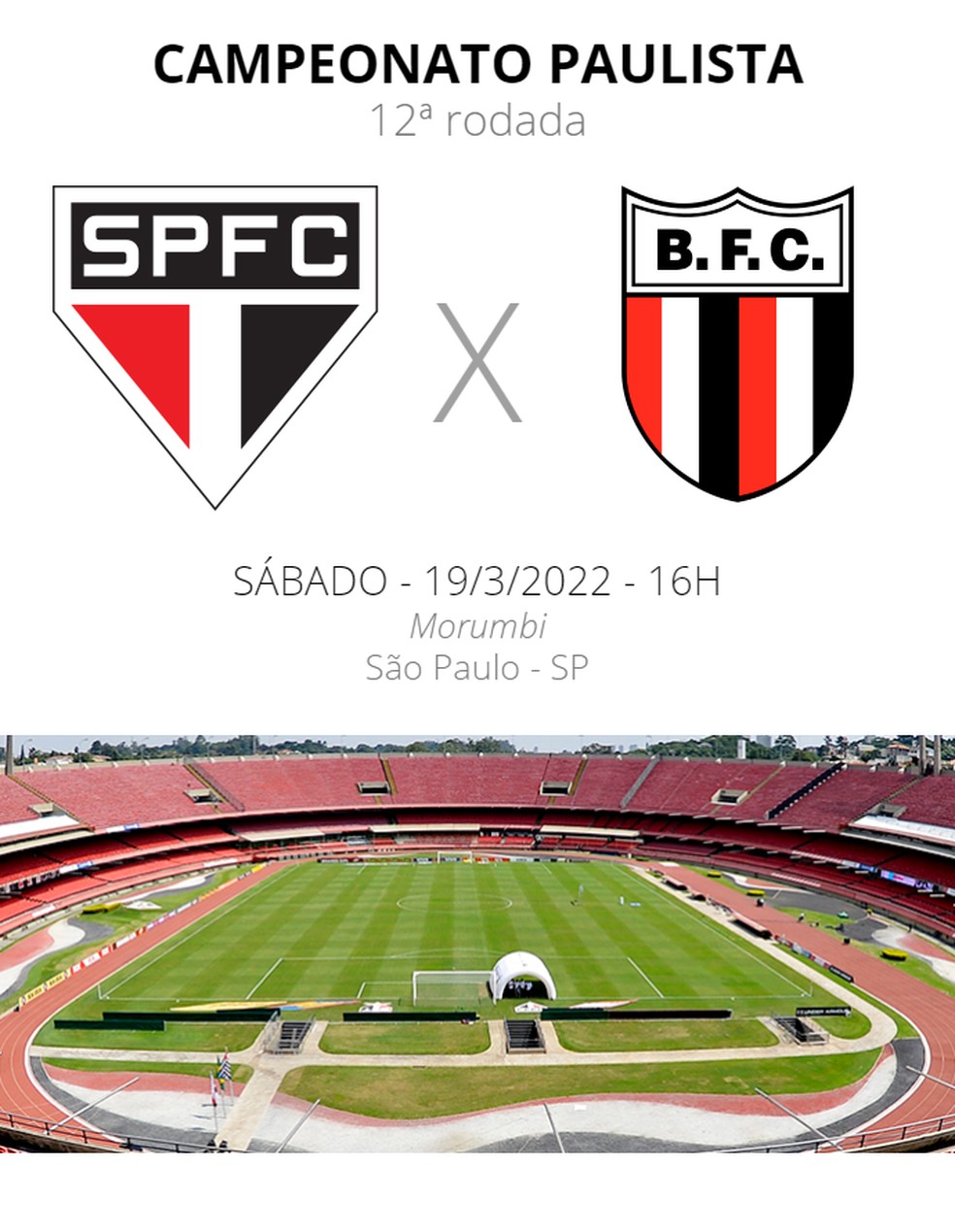 Como assistir o jogo do São Paulo e Botafogo hoje?