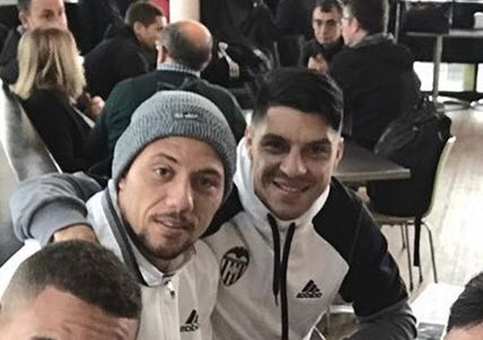 Diego Alves e Enzo Peres (Foto: Reprodução / Instagram )