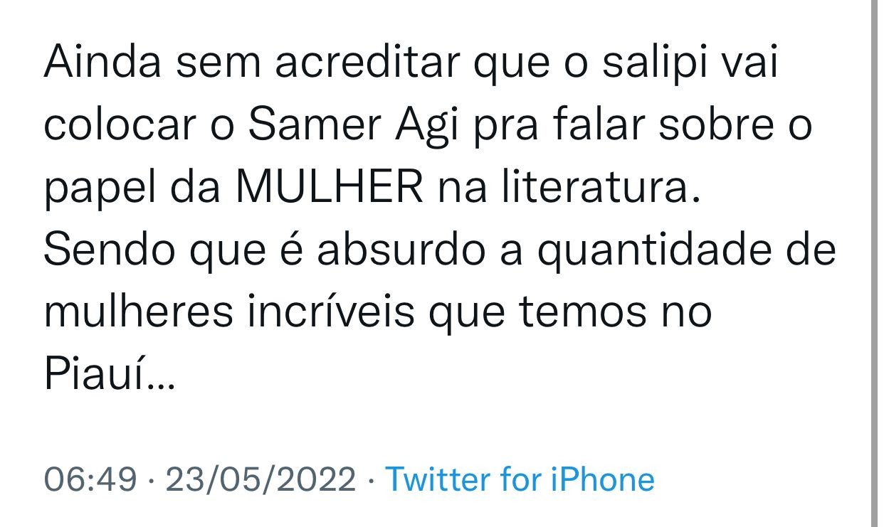 Salão do Livro do Piauí altera tema de palestra do ex-juiz Samer Agi após críticas online; veja programação
