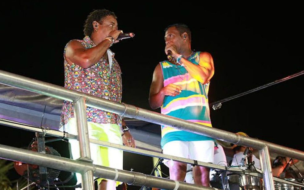 É o Tchan se apresenta na prévia do Comigo É na Base do Beijo (Foto: Mauro Zaniboni /Ag Haack)