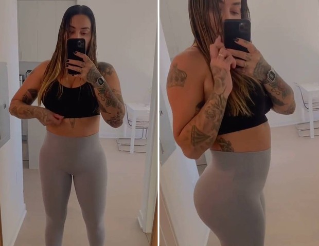 Dani Bolina mostra barriga de gravidez (Foto: Reprodução/Instagram)