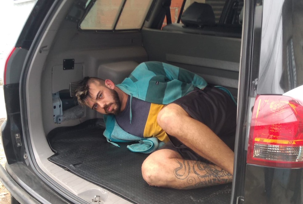 Bruno Freitas foi preso na tarde desta sexta-feira (16) em São Vicente, SP — Foto: Divulgação