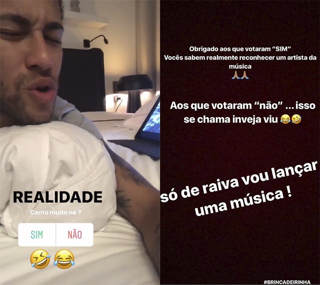 Neymar Jr solta a voz no Instagram (Foto: reprodução/instagram)