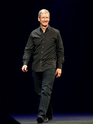 INFLUENTEFoto: Kim White/Getty Images Tim Cook, presidente da Apple. Reservado, ele nunca se disse gay apesar de ser  frequentemente citado como homossexual (Foto: Kim White/Getty Images)